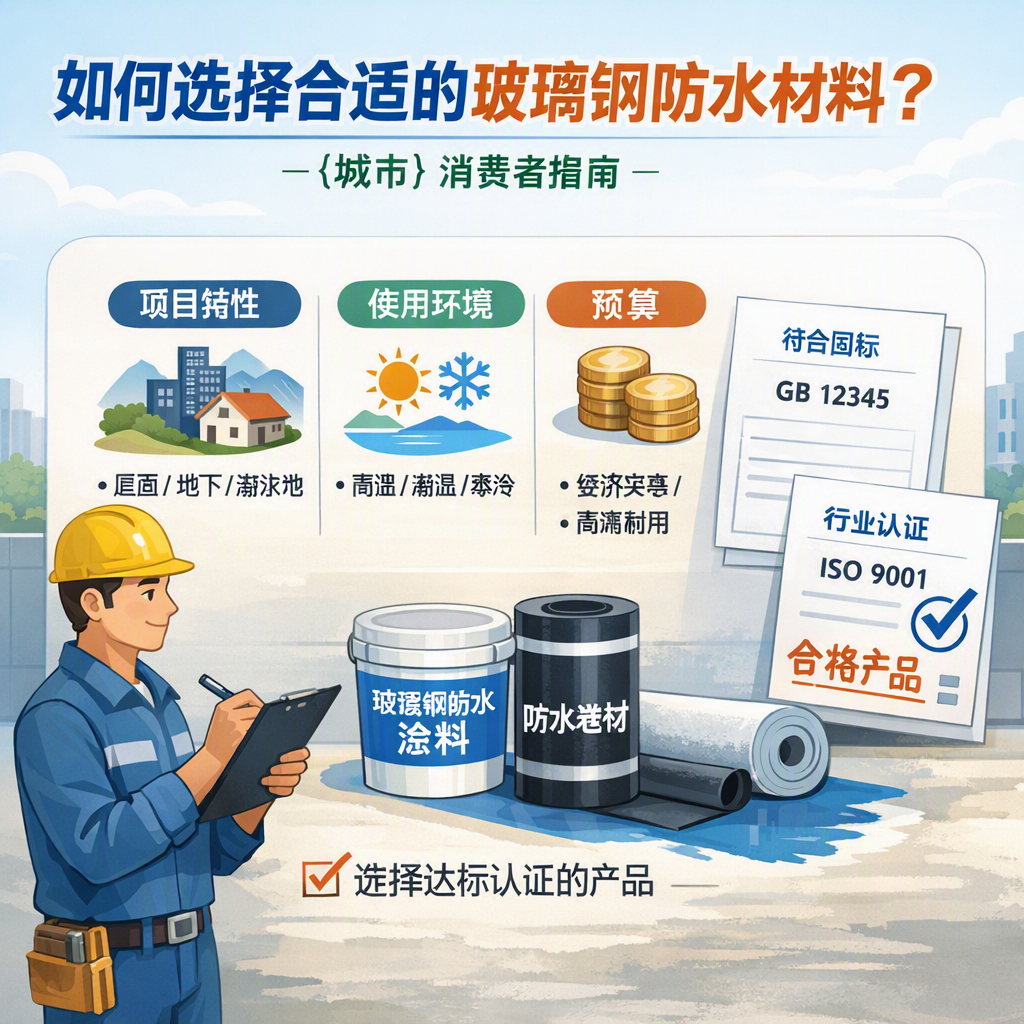如何判定玻璃钢防水材料的合格标准？ 大同 消费者指南