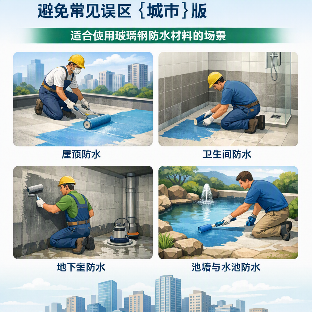 玻璃钢防水材料施工注意事项，避免常见误区 大同 版