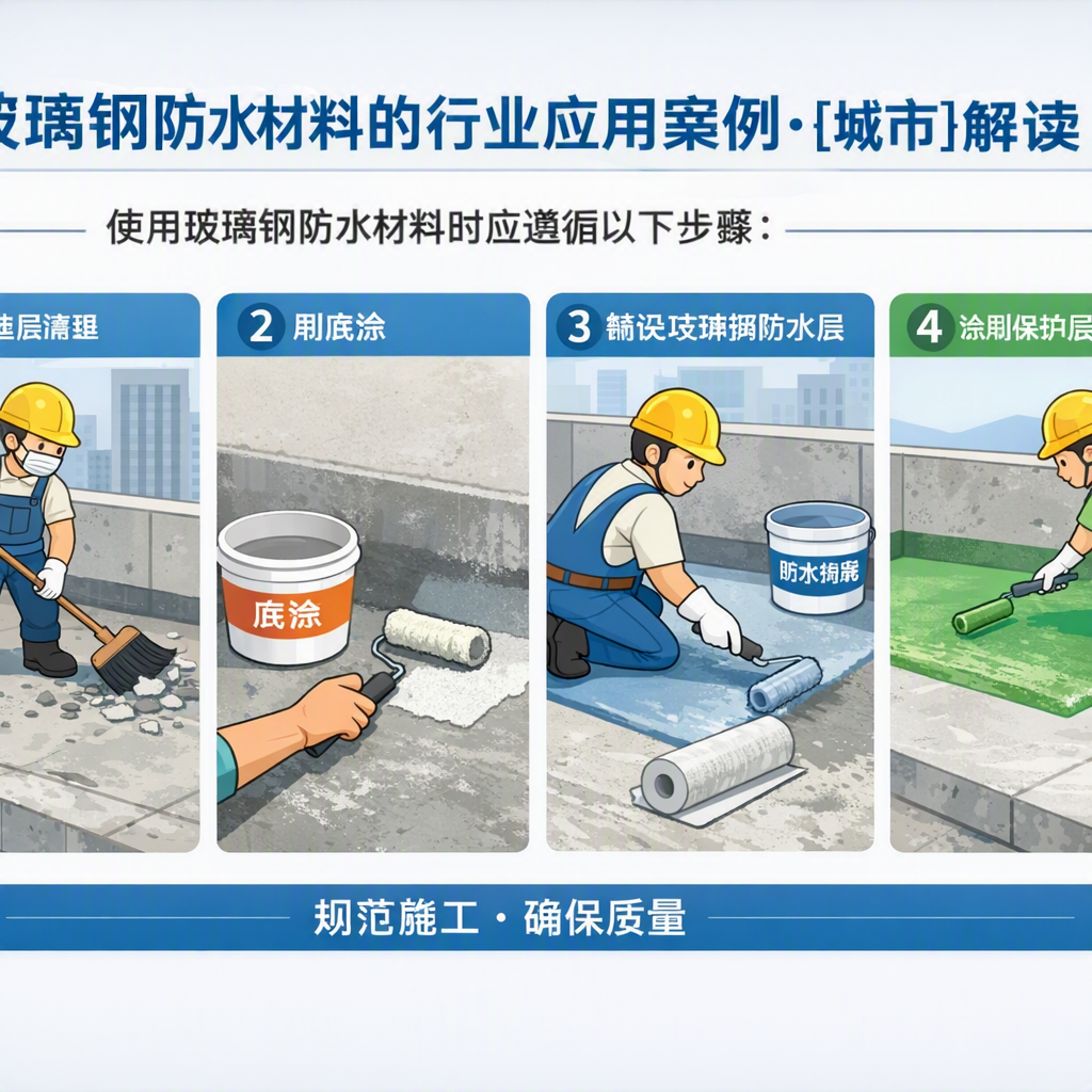 玻璃钢防水材料的行业应用案例,大同解读