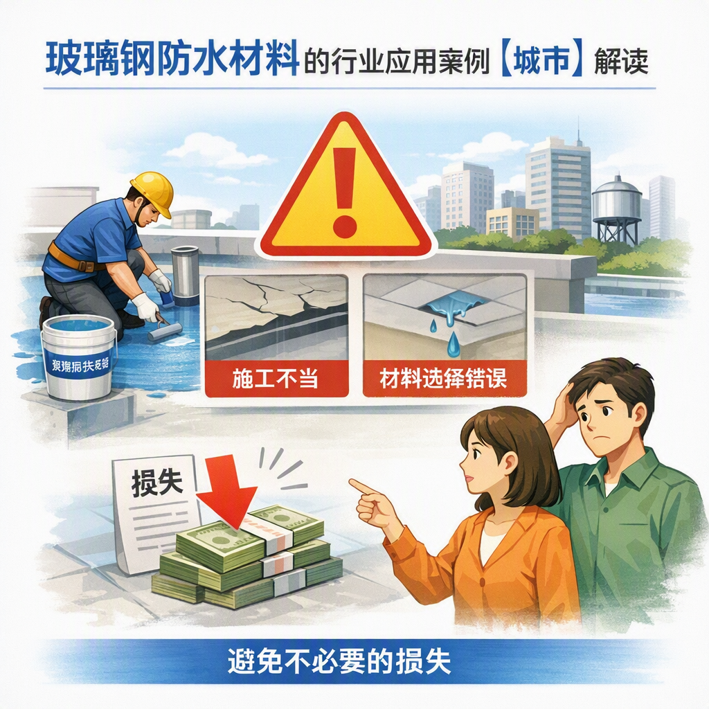 玻璃钢防水材料的行业应用案例,大同解读
