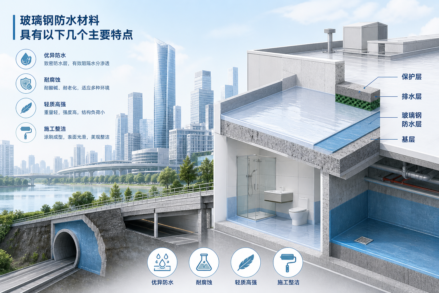 2023年玻璃钢防水材料市场趋势分析,关注 大同 发展