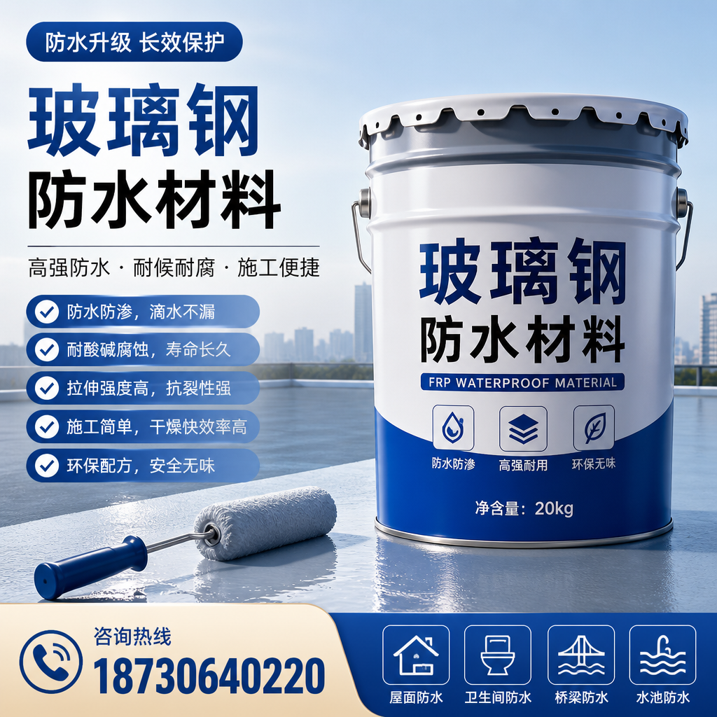 专家解析:玻璃钢防水材料的市场前景分析在 大同