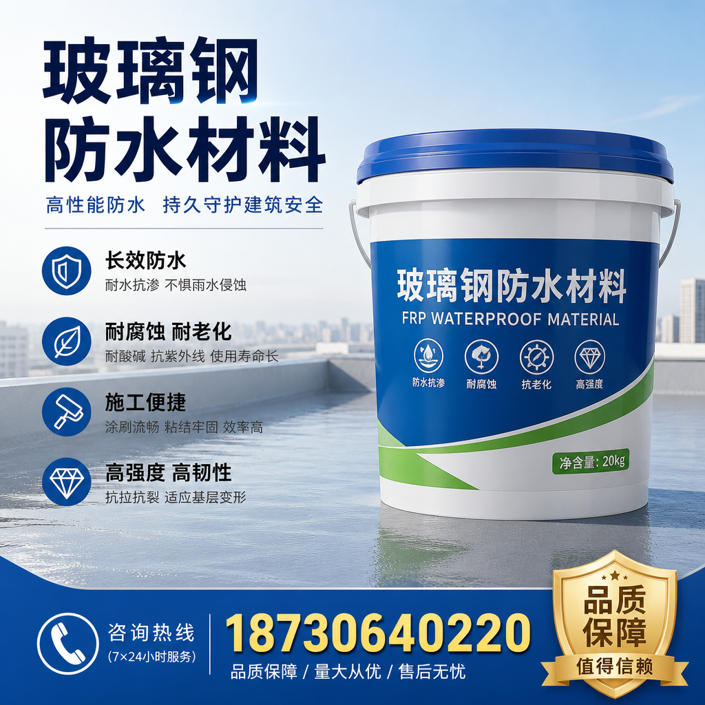 专家解析:玻璃钢防水材料的市场前景分析在 大同